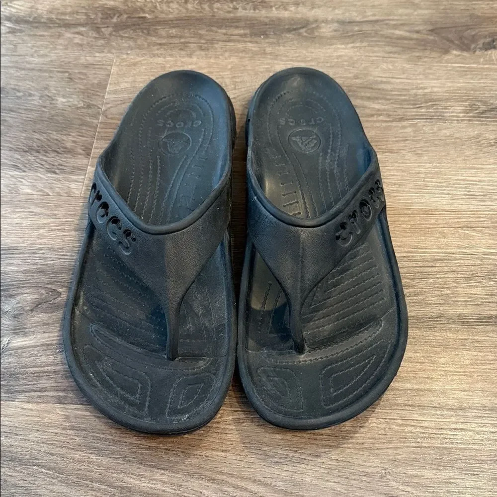Crocs Classic Flip Flop Black Mens Size 13